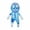 Blue#01, variant on Glitter Doll Squishy Fidget Toys for Adults, Soft Flexible Transparent Tactile Gadget, Indoor Desktop Sensory Decor Accessory Multi Color 3.94 Inch 1 Pack