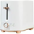 thumbnail image 2 of Cafe 2-Slice Toaster, Natural Finish with Extra-Wide Slots and Extra Lift, 2 of 7