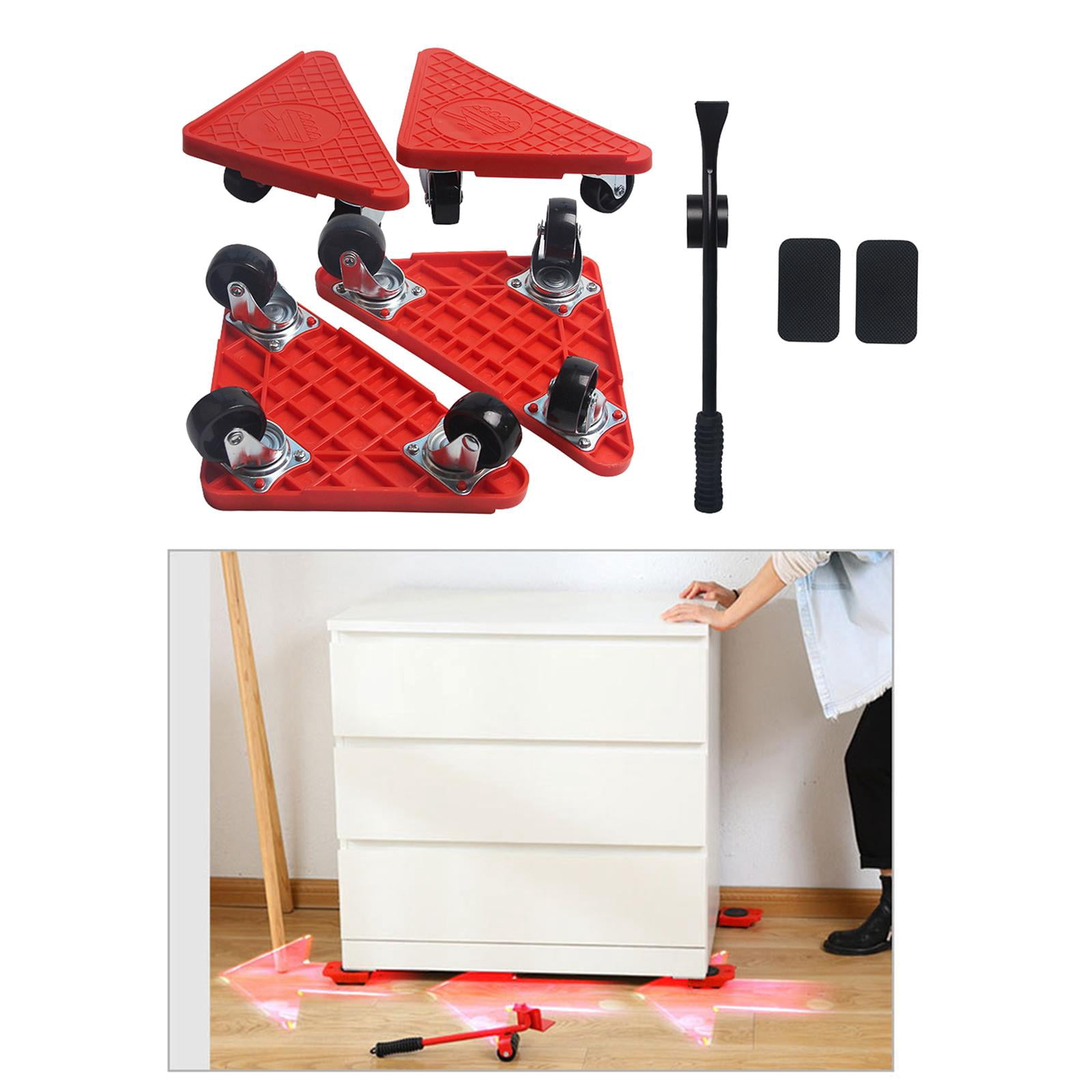 Deslizadores Grandes Para Muebles Para Alfombras Y Suelos De Madera Dura, 8 Piezas De 9-1