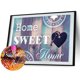 thumbnail image 2 of Pintura de diamante Hogar dulce hogar 5D DIY Taladro completo Artesanía Punto de cruz (C) Hugtrwg Para estrenar, 2 of 9