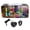 Black, variant on Suodoka 7 Inch Mirror Alarm Clock with Bed Shaker RGB Night Light 5 Levels Adjustable Volume Vibrating Loud Dual Alarm Clock for Heavy Sleepers Seniors Deaf White 10.2x3.9x1.9 in / 26x10x5 cm