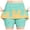 Mint Green, variant on CPNG Girls Skorts Loose Athletic Skirts with Shorts Little Girl Casual Icecream Print High Waisted Stretchy Sporty Skorts