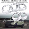 thumbnail image 3 of Air Conditioning Knobs Trim,5Pcs Car Volume & Volume Air Conditioning Knobs Trim Air Conditioning Button Trim Exquisite Design, 3 of 7