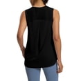 thumbnail image 4 of Workout Tops for Women Back Mesh Crewneck Sleeveless Shirts Summer Loose Gym Yoga Breathable Tops,Sizes S-2XL, 4 of 9