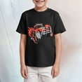thumbnail image 2 of Gubotare Kids Shirts Kids T-Shirts Short Sleeve Plain Top Tees Boy & Girl Unisex Toddler Children Tie Dye Summer 3T 4T (Black,3-4 Years), 2 of 4