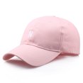 thumbnail image 1 of Gorra de béisbol lisa de algodón con letra N bordada, 1 of 4