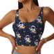 thumbnail image 1 of Balery Astronaut Surfing Sujetadores deportivos con espalda cruzada para mujer, acolchados, sin costuras, de alto impacto, ideales para yoga, gimnasio, entrenamiento y fitness.-X-Large, 1 of 8