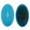 thumbnail image 6 of DNC Silicone Body Scrubber Exfoliating Bath Body Brush for Shower 2 Pack, 6 of 14