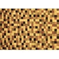 thumbnail image 1 of Ahgly Company Indoor Rectangle Abstract Brown Modern Area Rugs, 4' x 6', 1 of 4