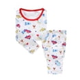 thumbnail image 1 of Pijamas de algodón para niños y niñas, ropa de dormir, traje de Navidad, camisón de fiesta, 2-7 años, P019, 1 of 4