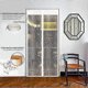 thumbnail image 3 of (80x200 cm, White) Magnetic Mosquito Net Automatic Closing Door Curtain Insect Repellent with Magnets Without Drilling, 3 of 5
