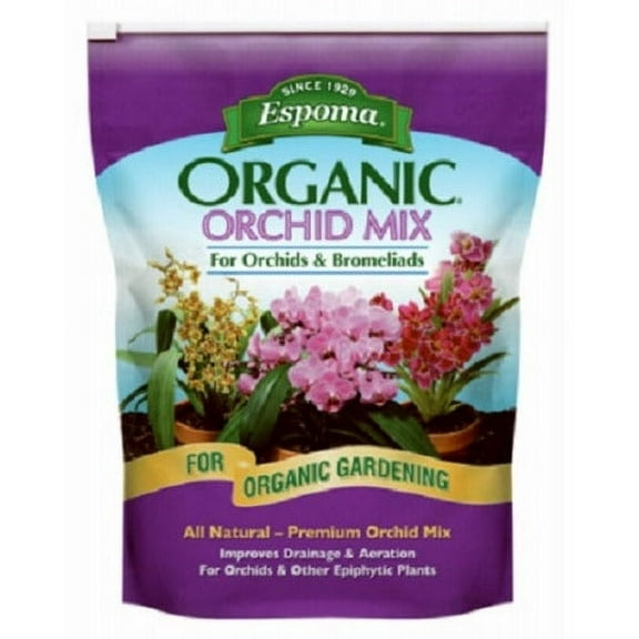 Espoma OR4 4 Quart Bag Of Organic Orchid Potting Mix - Quantity of 8