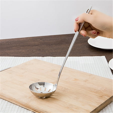 

Soup Ladle Stainless Steel Soup Ladle Hot Pot Soup Ladle Hanging Hole Spoon Stainless Steel Soup Spoon Hanging Hole With Handle Hot Pot Filter Cooking UtensilSkimme