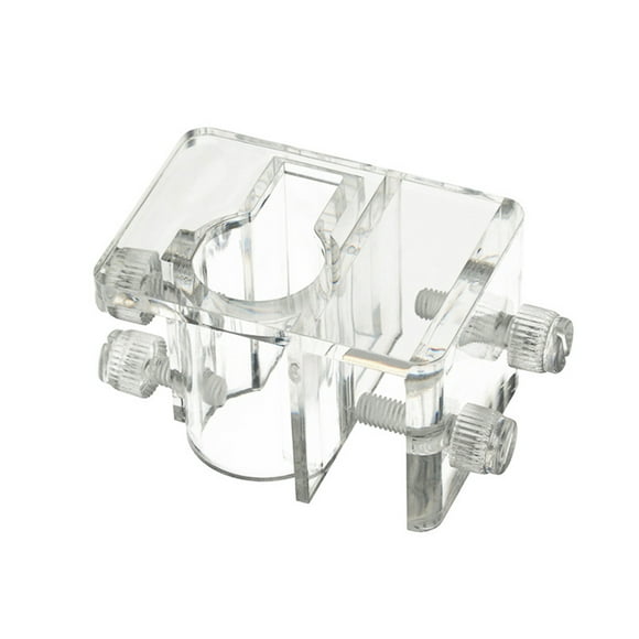 Aquarium Lily Pipe Acrylic Fixture Bracket for Fix 13mm 17mm Inflow Outflow Water Hose Fix Holder