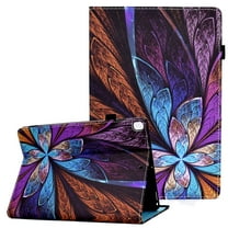 Allytech Cover for Galaxy Tab S5e SM-T720/SM-T725 2019 Release 10.5 inch, Multi-Viewing Angles Fold Smart Auto Sleep Wake Wallet Case with Pencil Slot for Samsung Galaxy S5e T720/T725, Colorful Floral