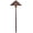 Brown, variant on Kichler Lighting - LED Hammered Roof - CBR - 2W 3 LED Hammered Roof Path Light -