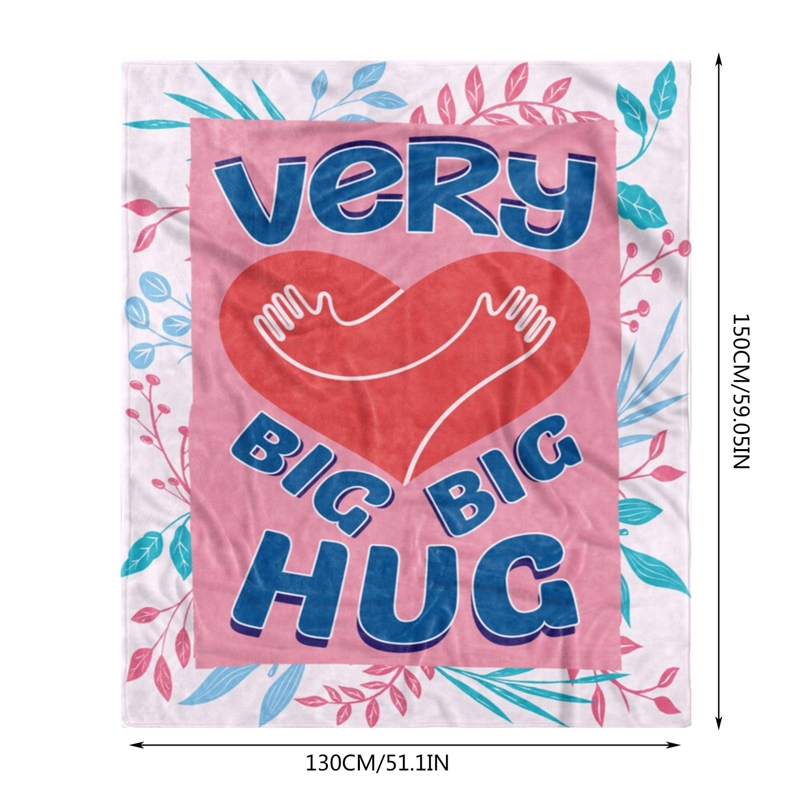 Weighted Blanket Clearance! Valentine's Day Blanket Flannel Decorative Blanket Air Conditioning Blanket Throw Blanket Valentines Day Decorations 1X Blanket