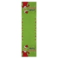 thumbnail image 3 of Camino de mesa verde con temática de Grinch: perfecto para la decoración de habitaciones navideñas y festivas de invierno. Camino de mesa navideño de Grinch, 3 of 5