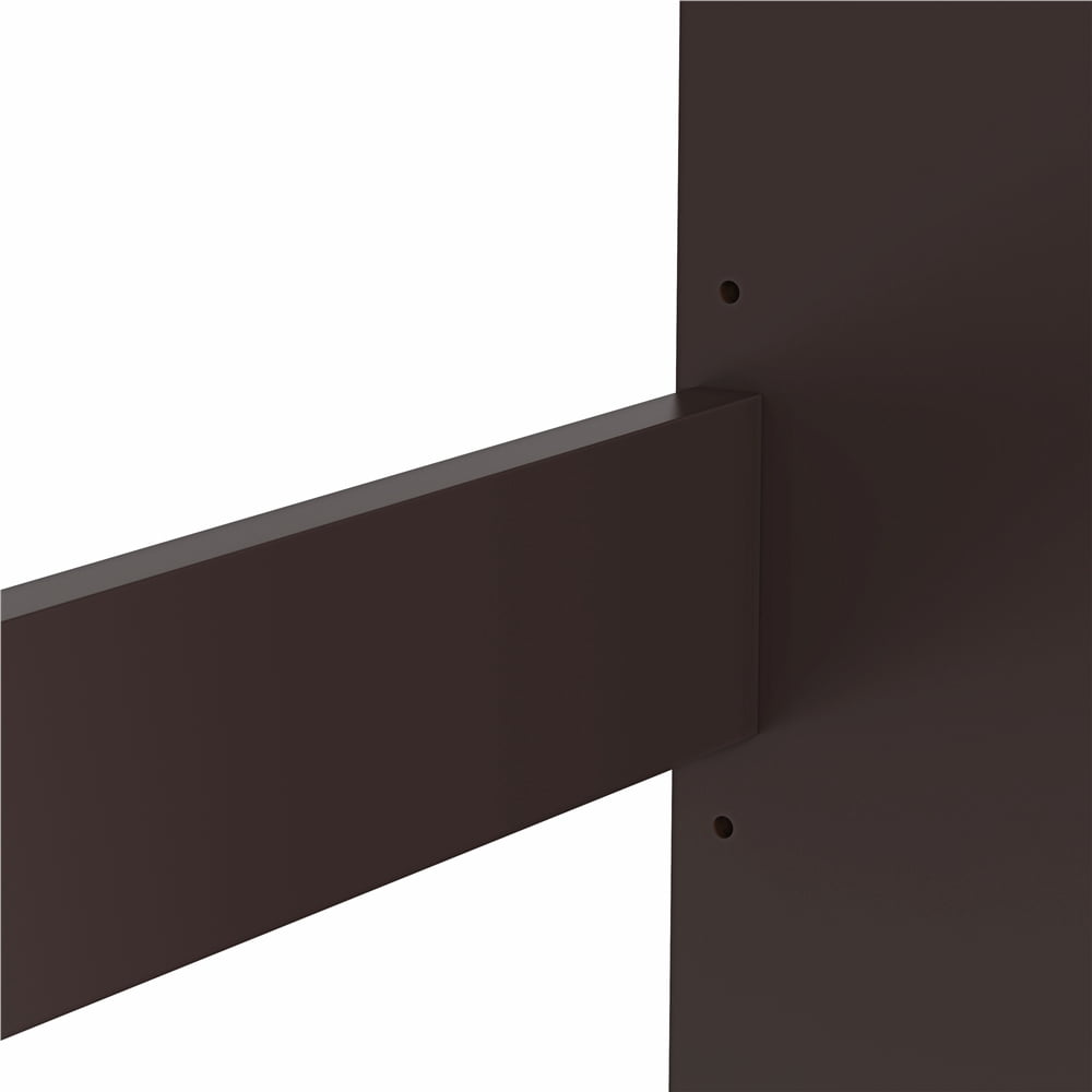 Yaheetech Over-the-Toilet Storage w/ Cabinet & 2 Open Shelves, Espresso