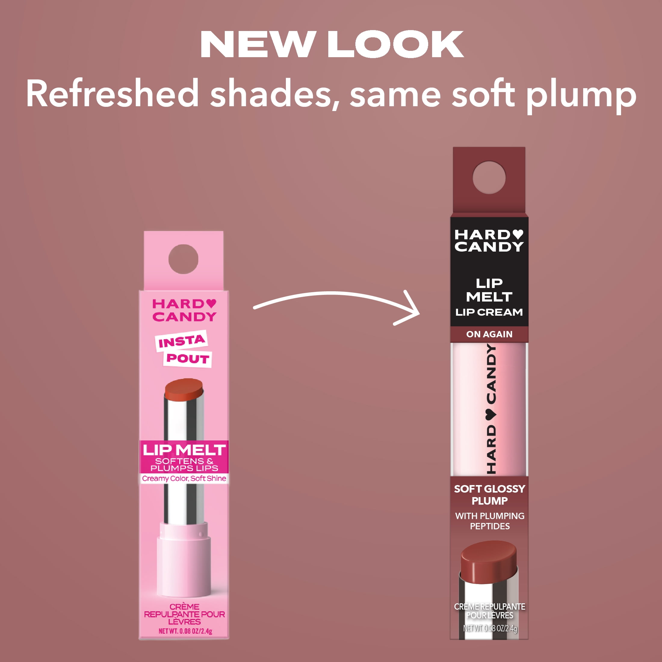Hard Candy Plumping Lip Melt, On Again