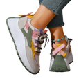 thumbnail image 4 of Willtoo Women's Fashion Chunky Platform Sneakers Arch Support Colorful Platform Sneakers Non-Slip Breathable Athletic Shoes, 4 of 5