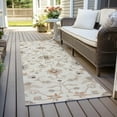 thumbnail image 6 of Addison Rugs Chantille Indoor/Outdoor Traditional Global Ivory Washable Runner Rug, 2'3" x 7'6", 6 of 6