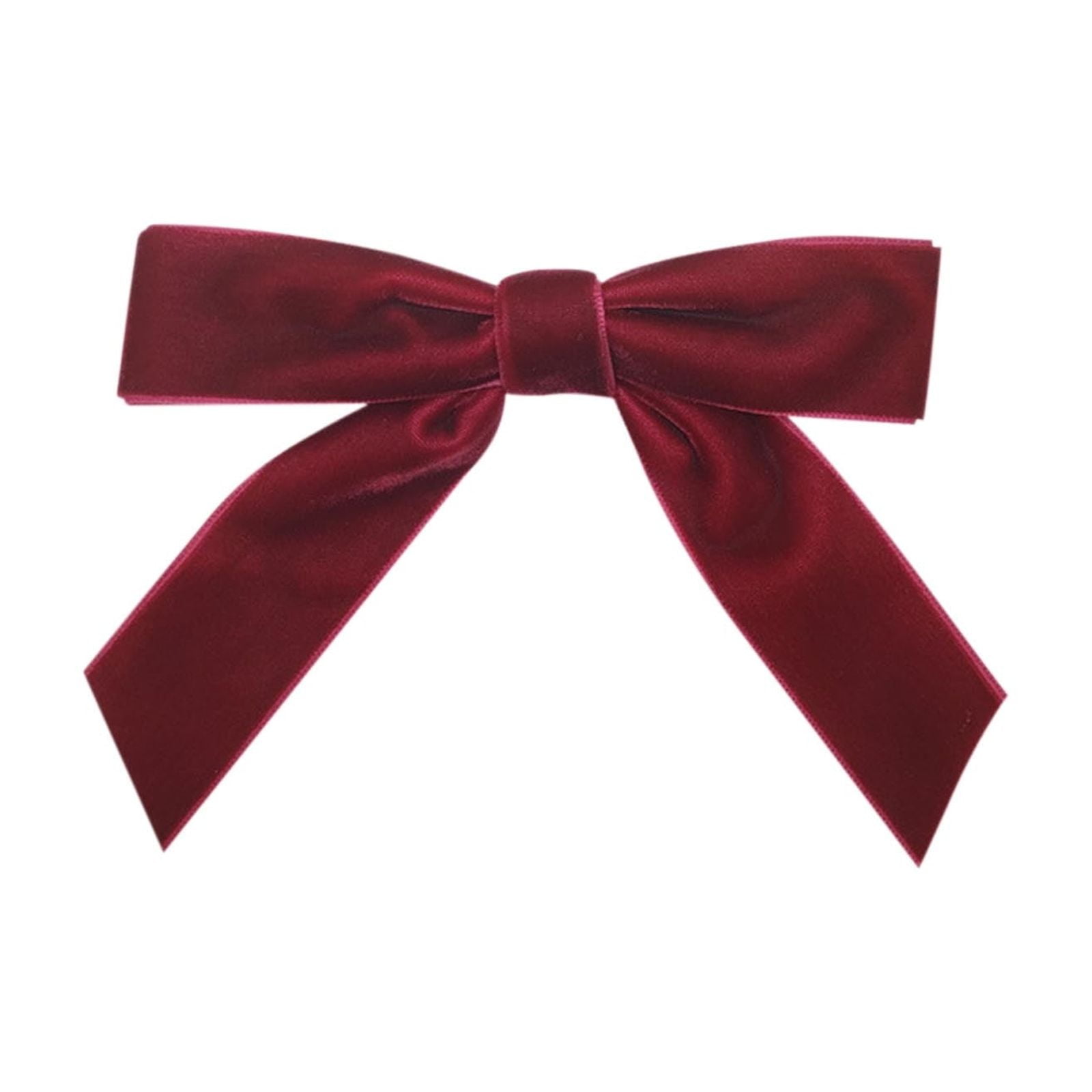 Velvet 4.7" Christmas Bows for Tree, Premade Bows for Wreaths Twist Tie Bows for Gift Wrapping, Winter Decor, Thanksgiving, Halloween, Xmas, Wedding Decor - 12 PCs