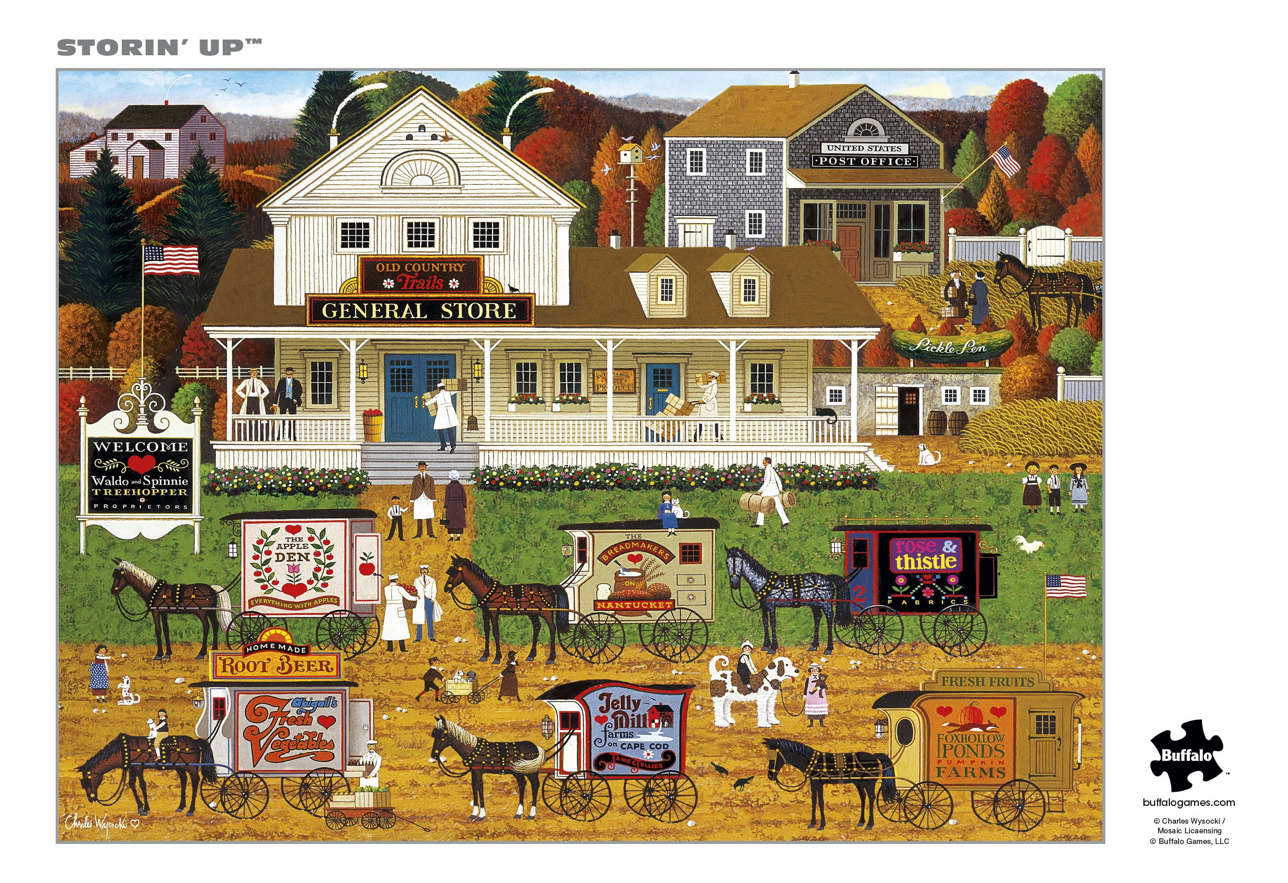 Buffalo Games Silver Select Storin' Up 1000-Piece Interlocking Jigsaw Puzzle for Adults Ages 14+