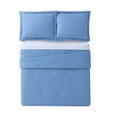 Truly Soft Everyday Solid Jersey Blue Full / Queen Comforter Set