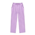 thumbnail image 5 of Girls 2 Piece Outfits Sweatsuit Kids Athletic Full Zip Up Hooded Sweatshirt and Sweatpants Fall Winter Casual Tracksuit Sets, 5 of 7