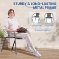 thumbnail image 5 of UDPATIO Outdoor Dining Chairs Set of 4, Patio Chairs, Rattan Outdoor Dining Chairs Set, Rattan Indoor-Outdoor Chairs for Bistro, Deck, Backyard, Porch, Steel Frame & Rattan Seat (Gray), 5 of 7
