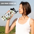 thumbnail image 5 of 30 oz Frog Tumbler With Handle and Straw, 30oz Frog Flip Straw Tumbler Insulated Coffee Travel Mugs Cup Water Bottle Frog Gifts for Frog Lovers Women Girls, 5 of 6