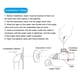 thumbnail image 3 of Black Copper Wall Mounted Faucet G1/2 Thread Single Cold Water Tap Bathroom Accessory Mop Pool Faucet, 3 of 6