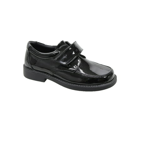 Victor Little Boys Black Patent Back-To-School Strap (Best Victor Badminton Shoes)