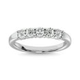 thumbnail image 5 of Diamond Illusion Band 1/6 ct tw Round-cut in 10K White Gold, 5 of 7