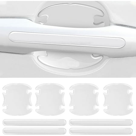 8 Pcs Clear Car Door Handle Protector,Scratch-Proof Door Handles Paint Protection Film, Car Voiture Accessories for Women Men
