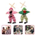 thumbnail image 4 of marionetas piratas de madera con cuerda, juguete interactivo para espectáculo de títeres., 4 of 7