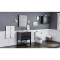thumbnail image 5 of Miseno Mno311l Bella 1.2 GPM Widespread Bathroom Faucet - Black, 5 of 5