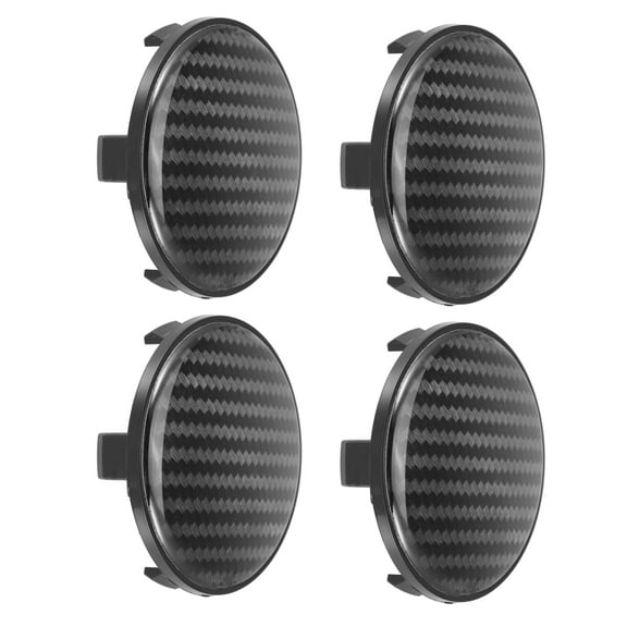Unique Bargains 4pcs 65mm 68mm Wheel Center Hub Caps Hubcaps Covers Universal Rims Hub Cap Parts for Car Black