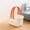 White1, variant on JUMNUYCUH Plastic Storage Basket with Handle, Portable Shower Caddy for Bathroom, Kitchen, Bedroom, College Dorm and Gym, Shower Storage, 9.4" x 6.3" x 5.9", White