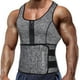 thumbnail image 5 of Chaleco de sauna Colcomx de neopreno para hombre con cremallera Gris XXL, 5 of 8