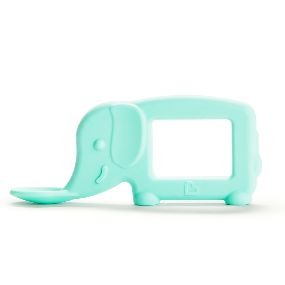 Munchkin The Baby Toon™ Silicone Teething Spoon, Mint (As Seen On Shark