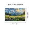 thumbnail image 3 of Shadudu Large Mountain Landscape Wall Art Beautiful Mount at Sunrise Scenery Picture Canvas Print National Park Painting for Modern Home Living Room Decor Ready to Hang 36x24in, 3 of 7