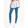 thumbnail image 2 of Leggings 2-en-1 pour Femmes Taille Élastique Fermeture Éclair Ajustable Séchage Rapide Respirants Collants de Course Athlétiques d'Entraînement Compression Pantalons de Yoga, 2 of 8