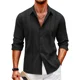 thumbnail image 1 of Camisa de manga larga de verano para hombre, nueva camisa de playa hawaiana, de manga larga, de color sólido, con estampado 3D, ropa de talla grande para hombre, 1 of 6