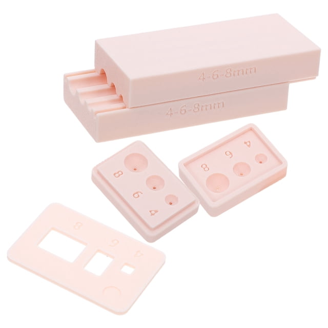 IDEANATEGRATE 1Jgo De Para Arcilla Con Herramientas Precisas Para Perforar Y En Color Albaricoque
