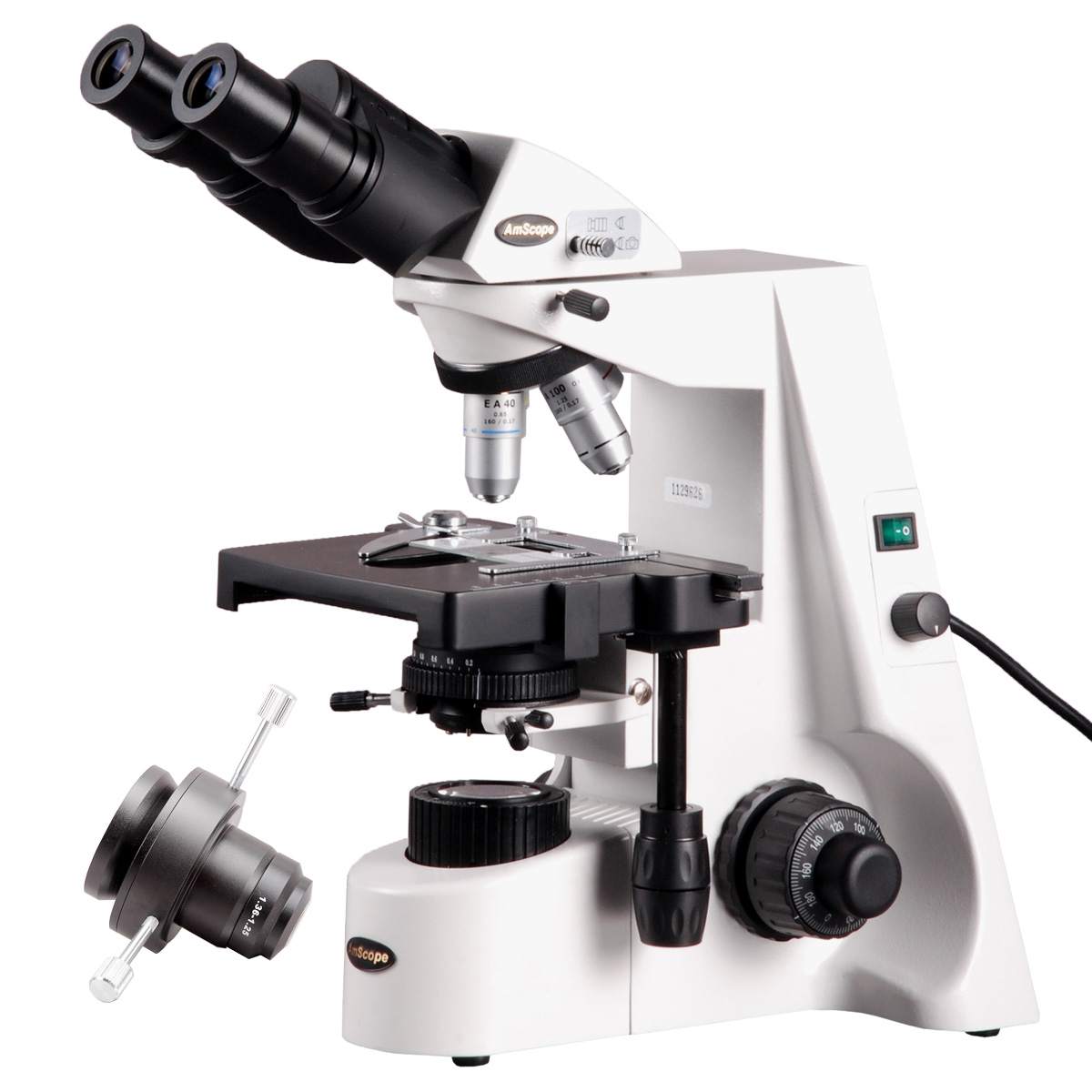 Microscopio Estéreo AmScope - 144 LED Y Cámara 5MP