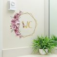 thumbnail image 4 of Jinsinto Flower Pattern Toilet Door Wall Sticker Bathroom Wall Sticker Wall Sticker, 4 of 5