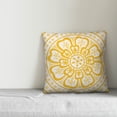 thumbnail image 2 of Creative Products Yellow Medallion 20x20 Spun Poly Pillow, 2 of 2