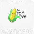 thumbnail image 4 of Inktastic Aw, Shucks, I'm Cute Corn Humor Girls Toddler Dress, 4 of 5